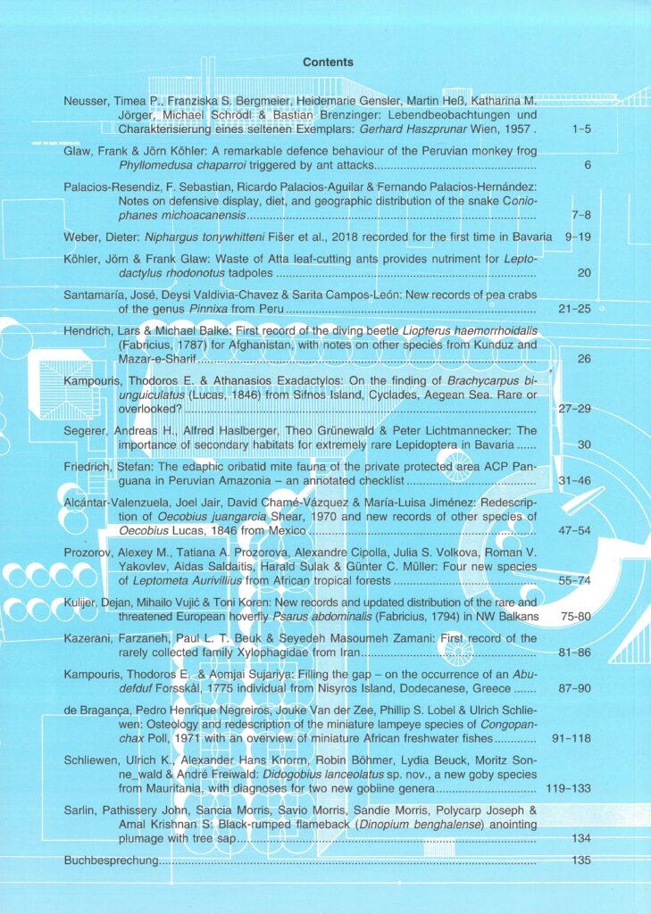 Spixiana Vol. 46(1)b, 2023